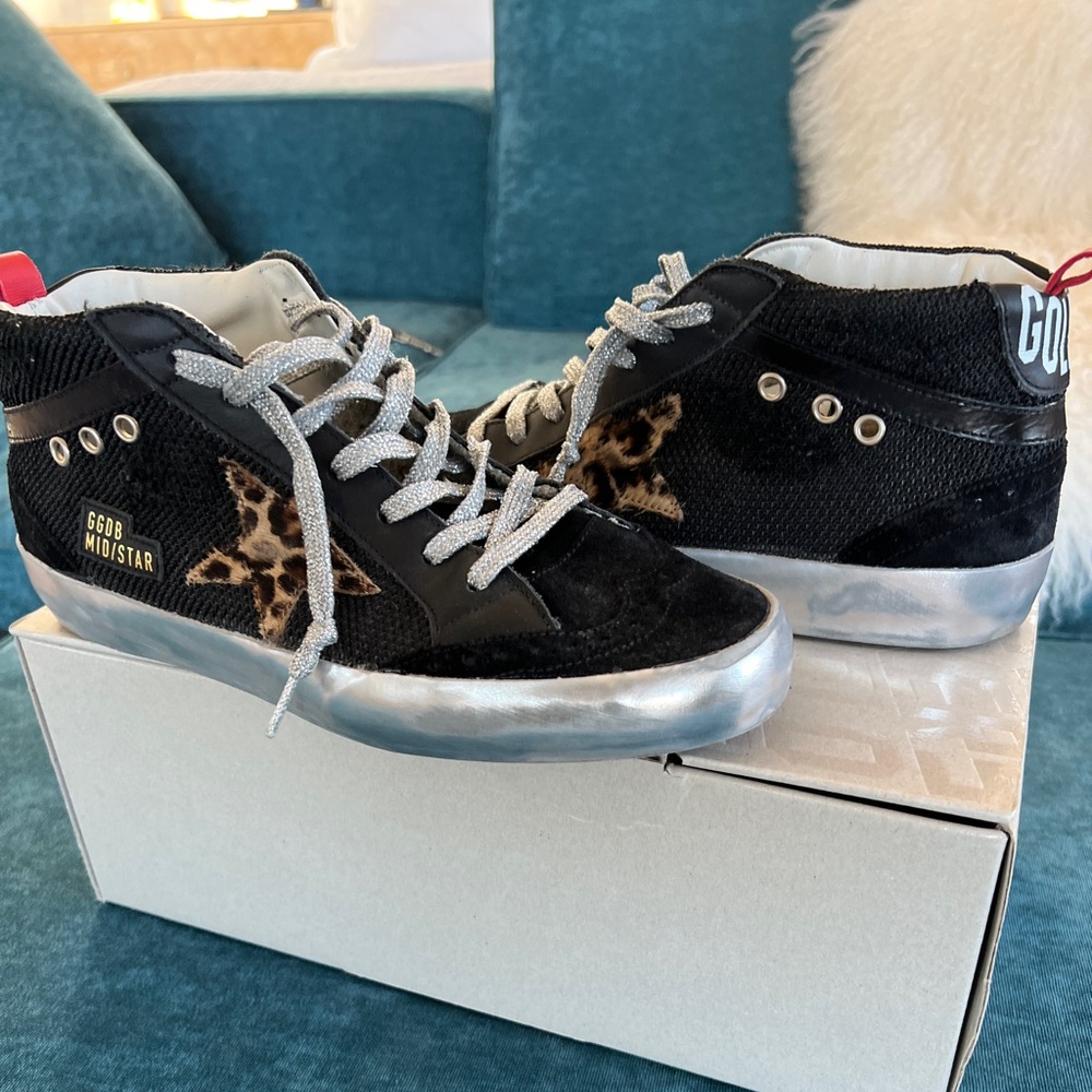 Golden Goose Deluxe Brand Mid Star Double Quarter Sz 39 Like New